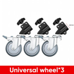 SOONPHO 22 MM l&auml;bim&otilde;&otilde;duga 3 tk statiivi ratas, vastupidav metallist fotograafia jaoks Century kokkupandav kerge statiivi statiivi maagiline jalg