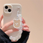 Korea armas karup&auml;rliga s&uuml;dameripats, s&auml;delev helmestega k&auml;ev&otilde;ru, pehme &uuml;mbris iPhone'i jaoks 14 12 11 13 Pro Xr Xs Max kaitsekate for iphone 14PRO MAX