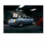 Super autoplakat Prinditud materjal Klassikaline auto l&otilde;uend Maalimine Luksusauto seinakunst Retropilt Tuba Kodu Mees Magamistuba Baari sisustus 21x30 No Frame