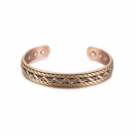 Ikuinen Energy magnetk&auml;ev&otilde;ru vasest keerutatud lai k&auml;ev&otilde;ru naistele reguleeritav avatud mansett vasest k&auml;ev&otilde;rud ja; Meeste k&auml;ev&otilde;rud vask