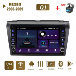 Mazda 3 2003-2009 jaoks koos nupu nupuga Android autoraadio multimeediumipleier Navigatsioon stereo GPS 2 Din 1+16 GB 1+16GB