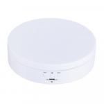 360-kraadine &uuml;mmargune automaatne p&ouml;&ouml;rlev kaugjuhtimispult Automaatselt p&ouml;&ouml;ratav ehete n&auml;idiku alus toidu/ehete/kosmeetika eksponeerimiseks...AA must