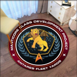 Star Treki logo piirkond &uuml;mmargune vaip Dekoratiivne elutoa vaip Uksematt Vannimatt Suvenier Kodukaunistuse vaibad elutuppa 120cm