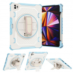 iPad Pro 11 jaoks 12,9-tolline M2 2022 2021 2020 &uuml;mbris P&otilde;rutuskindel aluse kate iPad Air 4 5 10. p&otilde;lvkonna 10,9-tollise &uuml;mbrise Funda Capa jaoks iPad Pro 12.9 2022 helesinine v&auml;rv