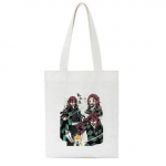Demon Slayer Anime Naiste kott Harajuku vabaaja kott Naljakas multikas Suure mahutavusega poekott Vabaaja mood &otilde;lal&otilde;uendist kotid 29*32cm