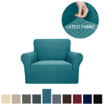 Kootud kandiline žakaarpaksendatud veniv diivani kattekangas K&otilde;ik hinna sees T&auml;iskattega diivanipadja kate 1 Seat paabulinnu sinine v&auml;rv