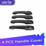 Kroomitud auto uksek&auml;epideme katte trimm Chrysler 300 300C 2005~2010 kriimustuskindla komplekti kroomitud v&auml;lisosade jaoks Carbon Fiber 4pcs