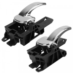Siseukse k&auml;epidemed Car Styling 2 tk Auto salongi tarvikud Nissan Qashqai J10 2007-2013 80670JD00E 80671JD00E kroomitud auto sisemine k&auml;epide