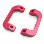 Autoukse k&auml;etoe k&auml;sipuu katte trimm Toyota RegiusAce Hiace 2005-2018 jaoks Paigaldage ajamiruumi alumiiniumist k&auml;etoe k&auml;epide punane