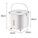 Toidu hoiukast Riisi&auml;mbri korraldaja K&ouml;&ouml;k Organisatsioon Silinder Toiduhoidla Suletud teravilja majapidamiskast 4-5L