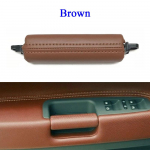 Siseukse juhipool must hall vasak parem nahast t&otilde;mbek&auml;epide VW Volkswagen Touareg 2003 2004 2005 2006 2007 2008 pruun