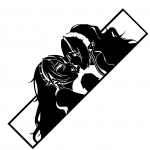 Autokleebise jaoks Sanime Waifu kaitseraua aknakleebis Anime RV vin&uuml;&uuml;lmootorratta grafiti kleebis Laser veekindel kohandatud 25cm must