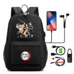 Anime raamatukott Teismeliste seljakott Multifilmide tr&uuml;kkimine S&uuml;learvuti kott tagasi kooli Seljakott koolikotid poisile t&uuml;drukule Unisex Mochilas