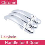 for Volkswagen VW T5 Transporter 2003~2015 Chrome Door Handle Cover Exterior Trim ABS Set Car Stickers Cap Accessories 2004 T5 2003-2015