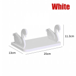 Luigeriiul koduseks kasutamiseks, l&auml;bil&ouml;&ouml;gita eemaldatav k&ouml;&ouml;k, vannituba, multifunktsionaalne riiul, rippuv riiulihoidik valge