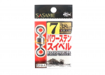 Sasame 210-A Power Stain Swivel Smooth Spin must, suurus 7 (0839)