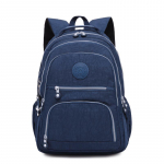 Moodne klassikaline seljakott koolikott teismelistele t&uuml;drukutele Nailonist seljakotid vabaaja reisis&uuml;learvuti kott meestele ja naistele None safiirsinine v&auml;rv