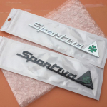 1 tk ALFA ROMEO Sportiva logoga auto k&uuml;ljeembleemi saba m&auml;rgi kleebis Mito 147 156 159 166 Giulietta Spider GT jaoks h&otilde;be
