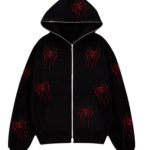 Y2K esteetilised topid Punk Sport jakk T&auml;navar&otilde;ivad Hip Hop Pusa Graafika Suured kapuutsid S must