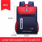 2023. aasta uus algkooli 1.&ndash;6. klassi koolikott Kerge kaelakaitse laste seljakott Unisex lasteaed, t&auml;ielikult avatud &otilde;lakott Small size punane