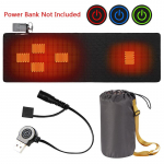 USB elektrilise soojendusega magamiskoti vooder reisi- ja telkimisleht 5 k&uuml;ttetsooni