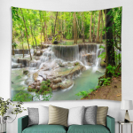 Loodusmaastiku gobel&auml;&auml;n Ilus troopiline mets seinale riputatav hipi magamistuba elutuba kolledži &uuml;hiselamu kodukaunistused 95x73cm