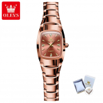 Uus parimad naiste k&auml;ekellad volframist terasest veinit&uuml;nni kujuga kvartskell veekindel helendav naiste k&auml;ekell