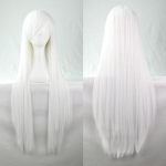 Naiste 80 cm pikad sirged parukad Mood Cosplay kost&uuml;&uuml;m Anime Hair Party Full Parukad