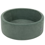 KiddyMoon pehme pallikaev, &uuml;mmargune ilma pallideta Pallid 7cm / 2,75 tolli lastele, vaht sametist pallibasseini beebim&auml;ngupallid, metsaroheline