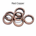 5 tk vedru O-r&otilde;ngas pandlad klambrid karabiin konksud isetegemise ehete valmistamiseks tarvikud 25x15.8x3.5mm