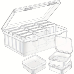 15 t&uuml;kki/komplekt v&auml;ikeste helmestega hoiukarp, plastikust hoiukarp 15PCS