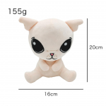 Bingus Palus v&auml;rvi v&auml;ike mi-kassinukk Suur kassinukk Palus m&auml;ngunukk j&otilde;ulup&uuml;hade &otilde;nnitluseks magamispadi padi m&auml;nguasjad kingituse &uuml;mber 20cm