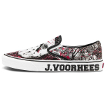 House of Terror x Vans Classic Slip-On Reede 13. Unisex tossud Must T&otilde;eline-Valge VN0A4U38ZPL 36