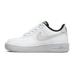 Nike Air Force 1 Crater Next Nature GS White Light Bone Kids tossud Volt Black DH8695-101 36.5