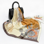 Kvaliteetsed luksuslikud siidist sallid peapael Sallid kaelasall naistele kett siidist sall naiste dekoratiivne sall 90*90cm