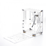 Kaasaskantav v&auml;ike arvuti&uuml;mbris Plexiglass Shell Compact PC Case lauaarvuti &uuml;mbris Mini-ITX emaplaat puhas