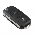 Autod Autoosad Shell Key for Case Flip Golf Polo Passat Seat Remote 2 kokkuklapitavad nupud Skoda 2 Button must