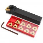 Metallist treipingi l&otilde;ikeriistad 10tk CNC l&otilde;ikeriistad Metallist treipingi t&ouml;&ouml;riistade hoidik mitmev&auml;rviline