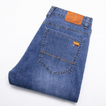 Kevad-suvi uued suitsuhallid teksad Meeste sirged lahtised elastsed must hallid &otilde;hukese osa k&otilde;rgekvaliteedilistest teksadest 32