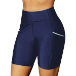 Charmleaksi naiste ujumisp&uuml;ksid laua l&uuml;hikesed p&uuml;ksid ujumisriided ujumisriided, alt k&otilde;rge taskuga, kiirelt kuivavad S