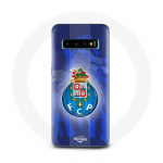Samsung galaxy S10 &uuml;mbris fcp porto sinise taustaga portugal