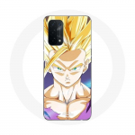&Uuml;mbris Oppo A74 5G Dragon Ball Manga Goku Angry Face jaoks