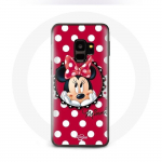 Coque pour Samsung Galaxy S9 plus Minnie Mouse Dessin anim&eacute; Rouge
