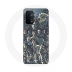 Case for Oppo A74 Game of Thrones, 8. hooaeg Game of Thrones Plakati tegelased hall taust