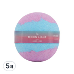 Labs Bomb Bath Bomb Moonlight Bath Bomb Sweet Pea + Lavender Fragrance, 140g, 5 pieces