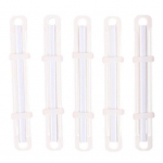 50 tk K&ouml;itmispandlaga 2-augulised k&ouml;itmisklambrid Vastupidavad lihtsalt kasutatavad paberikinnitused Kiire turvaline k&ouml;itmine lahtiste lehtedega dokumentide jaoks valge