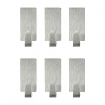 6 tk roostevabast terasest isekleepuv uksesein Vannitoa k&ouml;&ouml;k Kodu riidepuu konks