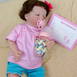 43 cm pestav elutruu pehme k&auml;sitsi maalitud simulatsioon Baby Reborn Doll Children kaasas m&auml;ngunuku kingitus Girl
