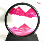 3D d&uuml;naamiline liivakunst, vedel liikumine, liikuv liivakunst, pilt, &uuml;mmargune klaasekraan, voolav liivaraam, l&otilde;&otilde;gastav t&ouml;&ouml;laud, kodukontori t&ouml;&ouml; sisekujundus lilla