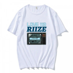 Love 119 Riize Rise and Realize T-s&auml;rgid Poiste Kpop Band Printing Tee-s&auml;rk Puuvillane L&uuml;hikeste Varrukatega Naiste T-s&auml;rgid Kevadised vabaaja T-s&auml;rgid L